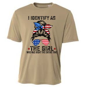 The Girl Who Was Right The Entire Time Trump 45 47 America Cooling Performance Crew T-Shirt