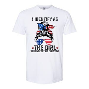 The Girl Who Was Right The Entire Time Trump 45 47 America Softstyle CVC T-Shirt