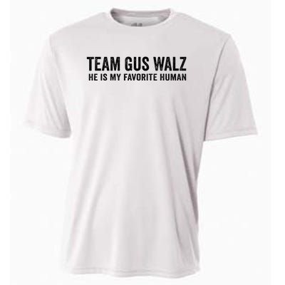 Team Gus Walz Waltz He Is My Favorite Human I Love Him Cooling Performance Crew T-Shirt