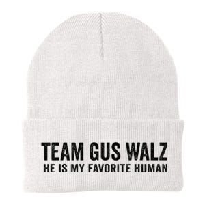 Team Gus Walz Waltz He Is My Favorite Human I Love Him Knit Cap Winter Beanie