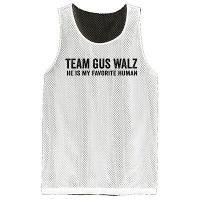 Team Gus Walz Waltz He Is My Favorite Human I Love Him Mesh Reversible Basketball Jersey Tank