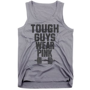 Tough Guys Wear P.I.N.K Cancer Awareness Fitness Power Tank Top