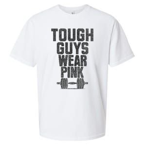 Tough Guys Wear P.I.N.K Cancer Awareness Fitness Power Sueded Cloud Jersey T-Shirt