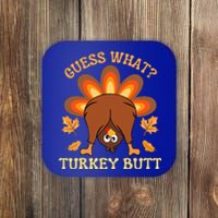 Thanksgiving Guess What Turkey Butt Coaster