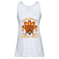 Thanksgiving Guess What Turkey Butt Ladies Essential Flowy Tank