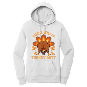 Thanksgiving Guess What Turkey Butt Women's Pullover Hoodie