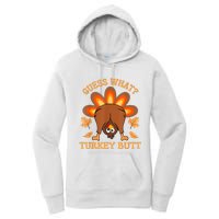 Thanksgiving Guess What Turkey Butt Women's Pullover Hoodie