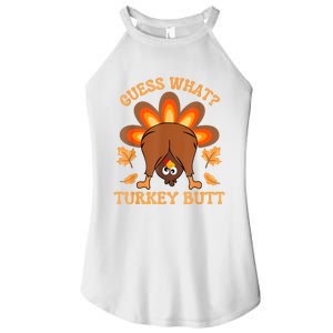 Thanksgiving Guess What Turkey Butt Women's Perfect Tri Rocker Tank