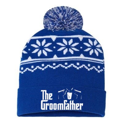 The Groomfather Wedding Marriage Groom Dad USA-Made Snowflake Beanie