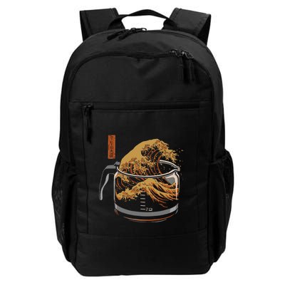 The Great Wave Of Coffee Funny Coffee I Love Coffee Backpack