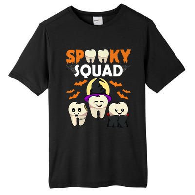 Teeth Ghost Witch Pumpkin Cute Dental Halloween Spooky Squad Cute Gift Tall Fusion ChromaSoft Performance T-Shirt