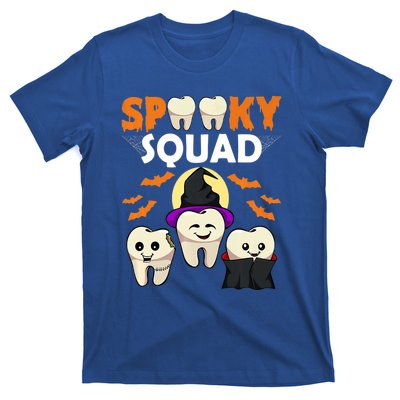 Teeth Ghost Witch Pumpkin Cute Dental Halloween Spooky Squad Cute Gift T-Shirt