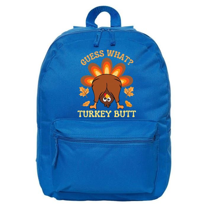 Thanksgiving Guess What Turkey Butt 16 in Basic Backpack