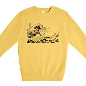 The Great Wave Classic Japanese Art Premium Crewneck Sweatshirt