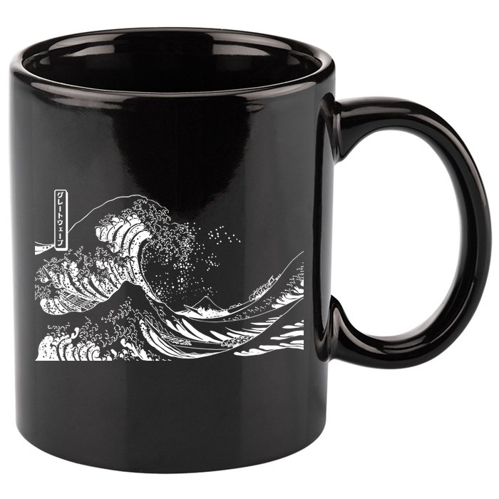The Great Wave Classic Japanese Art 11oz C Handle Ceramic Mug