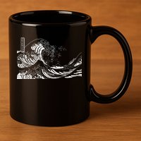 The Great Wave Classic Japanese Art 11oz C Handle Ceramic Mug