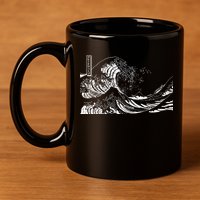 The Great Wave Classic Japanese Art 11oz C Handle Ceramic Mug