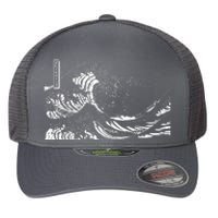 The Great Wave Classic Japanese Art Flexfit Unipanel Trucker Cap