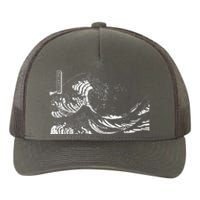 The Great Wave Classic Japanese Art Yupoong Adult 5-Panel Trucker Hat