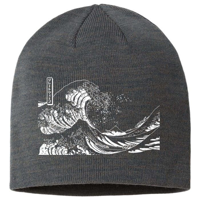 The Great Wave Classic Japanese Art Sustainable Beanie