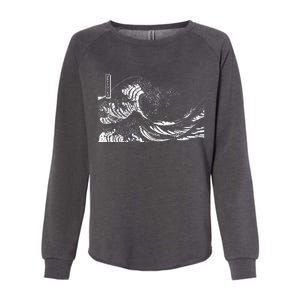 The Great Wave Classic Japanese Art Womens California Wash Sweatshirt