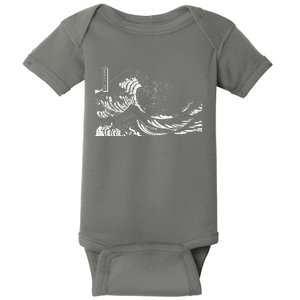 The Great Wave Classic Japanese Art Baby Bodysuit