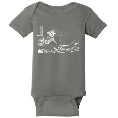 The Great Wave Classic Japanese Art Baby Bodysuit