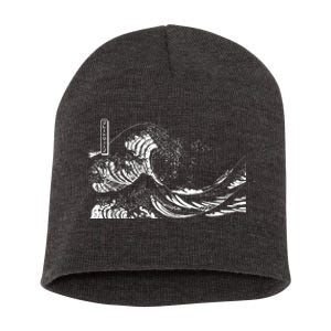 The Great Wave Classic Japanese Art Short Acrylic Beanie