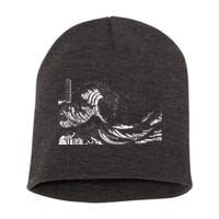 The Great Wave Classic Japanese Art Short Acrylic Beanie