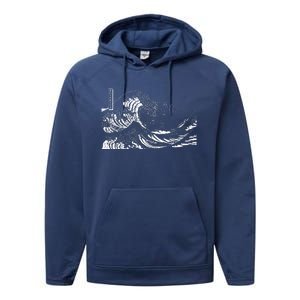 The Great Wave Classic Japanese Art Performance Fleece Hoodie