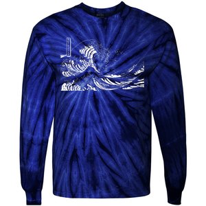 The Great Wave Classic Japanese Art Tie-Dye Long Sleeve Shirt