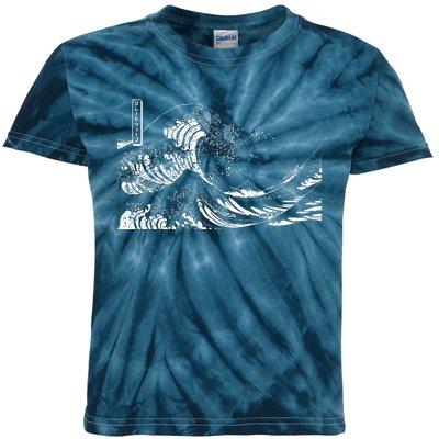 The Great Wave Classic Japanese Art Kids Tie-Dye T-Shirt