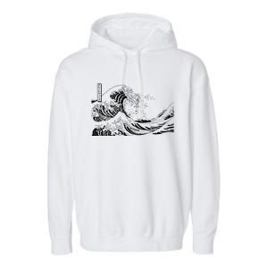 The Great Wave Classic Japanese Art Garment-Dyed Fleece Hoodie