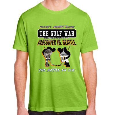 The Gulf War Vancouver Seattle Ice Hockey Rivalry Famous Adult ChromaSoft Performance T-Shirt