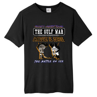 The Gulf War Vancouver Seattle Ice Hockey Rivalry Famous Tall Fusion ChromaSoft Performance T-Shirt