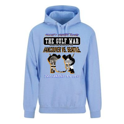 The Gulf War Vancouver Seattle Ice Hockey Rivalry Famous Unisex Surf Hoodie