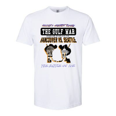 The Gulf War Vancouver Seattle Ice Hockey Rivalry Famous Softstyle® CVC T-Shirt