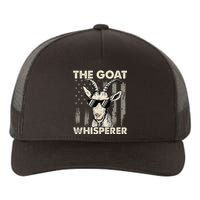 The Goat Whisperer Usa American Flag Farm Animal Lover Yupoong Adult 5-Panel Trucker Hat