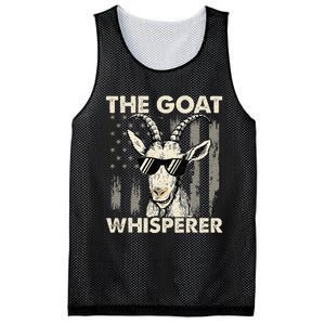 The Goat Whisperer Usa American Flag Farm Animal Lover Mesh Reversible Basketball Jersey Tank