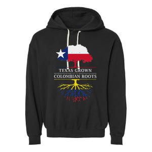 Texas Grown With Colombian Roots Colombia Garment-Dyed Fleece Hoodie