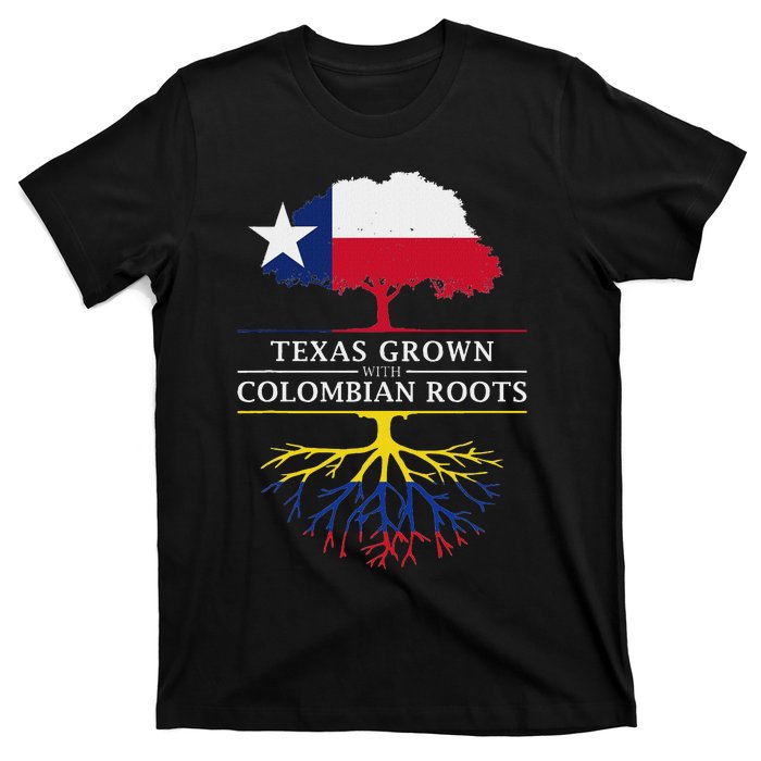 Texas Grown With Colombian Roots Colombia T-Shirt