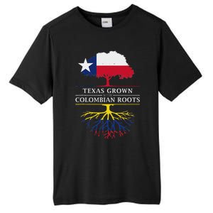 Texas Grown With Colombian Roots Colombia Tall Fusion ChromaSoft Performance T-Shirt