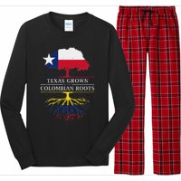 Texas Grown With Colombian Roots Colombia Long Sleeve Pajama Set