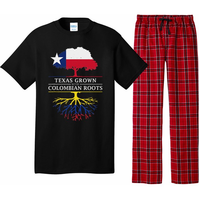 Texas Grown With Colombian Roots Colombia Pajama Set