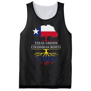 Texas Grown With Colombian Roots Colombia Mesh Reversible Basketball Jersey Tank