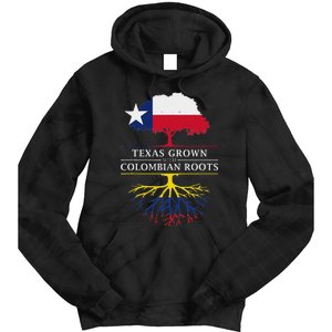 Texas Grown With Colombian Roots Colombia Tie Dye Hoodie