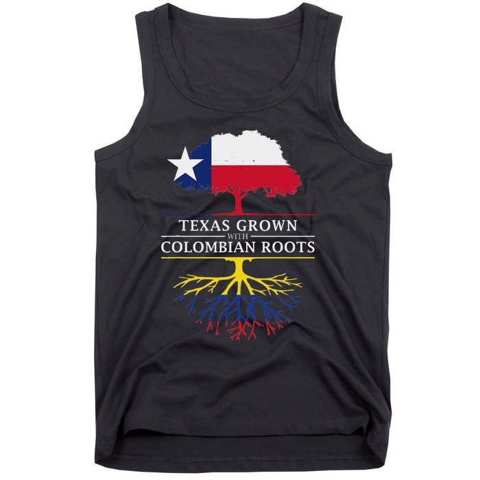 Texas Grown With Colombian Roots Colombia Tank Top