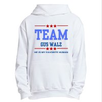 Team Gus Walz He Is My Favorite Human Urban Pullover Hoodie