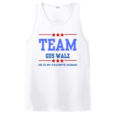 Team Gus Walz He Is My Favorite Human PosiCharge Competitor Tank