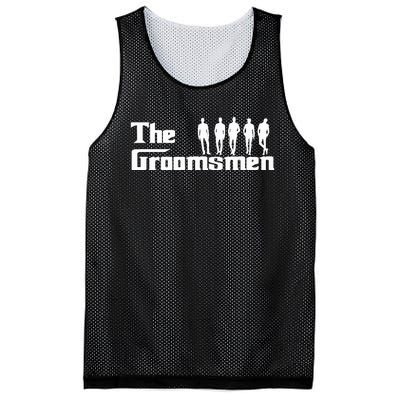 The Groomsmen Wedding Party Mesh Reversible Basketball Jersey Tank